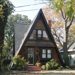 charming A frame home is designed for everyone making homeownership simpler and more attainable.